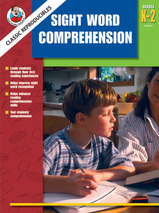 Title details for Sight Word Comprehension, Grades K - 2 by Frank Schaffer Publications - Available